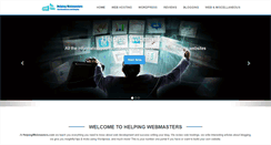 Desktop Screenshot of helpingwebmasters.com